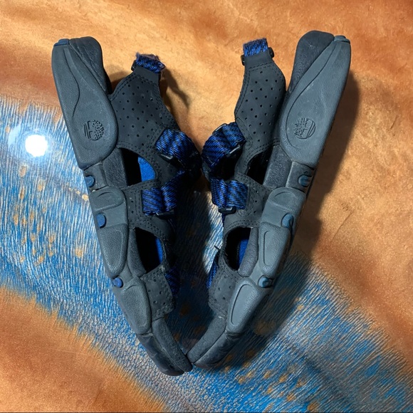 Timberland River Water sandals Blue black adjustable straps size 8 - Picture 4 of 8